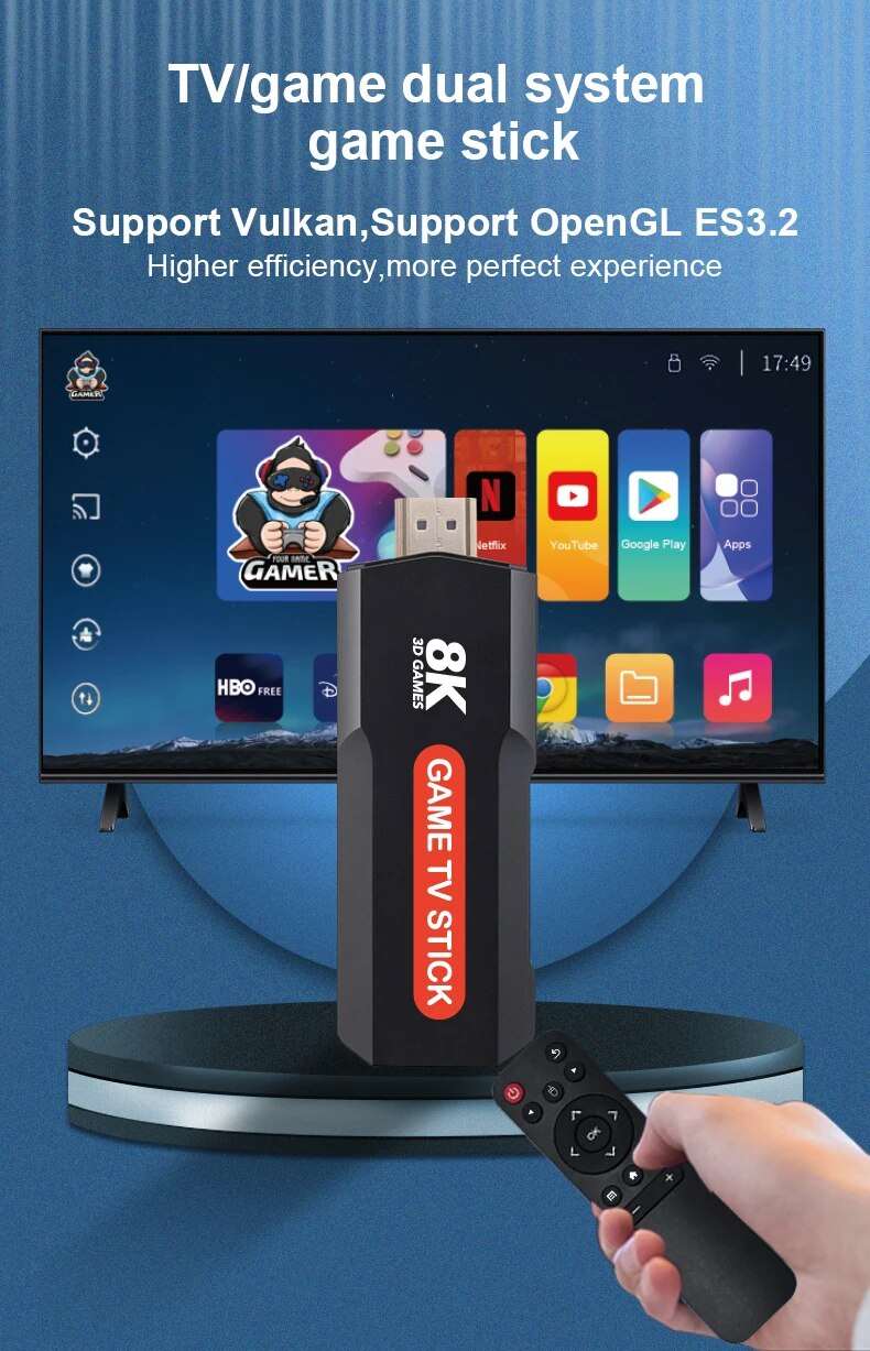G5 Gejming Konzola TV Box X2 Plus - 8K Retro Video Gejming Konzola sa Bežičnim Kontrolerom