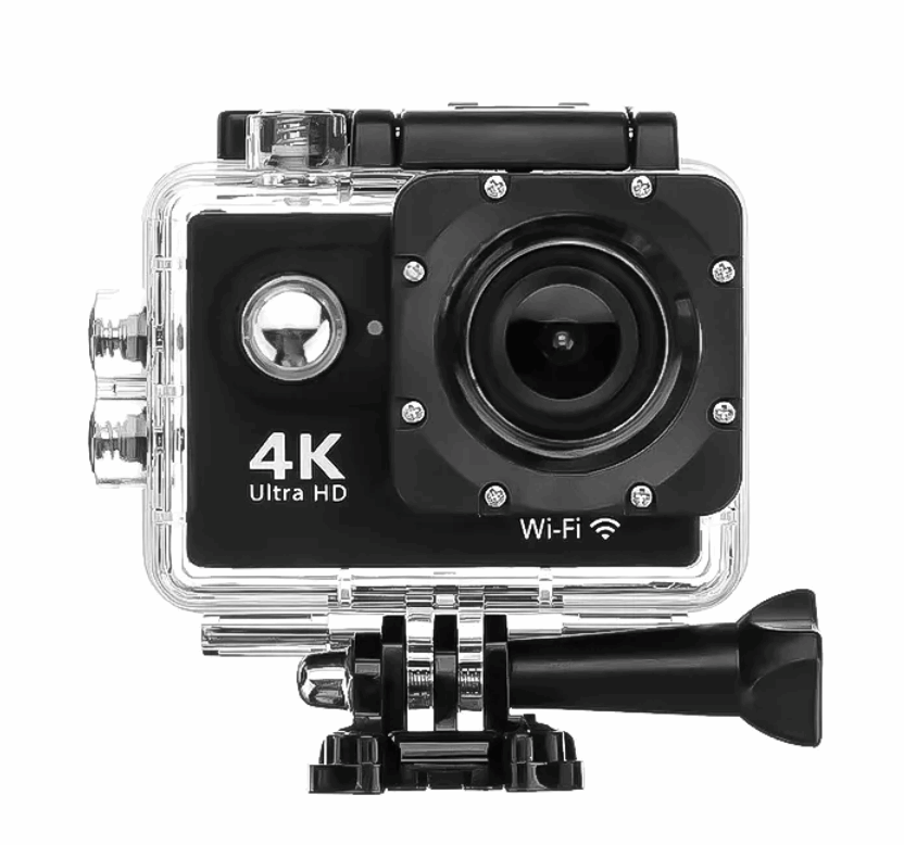 Akciona kamera 4K Ultra HD sa WiFi-om - Snimajte u 4K rezoluciji sa širokim uglom od 150