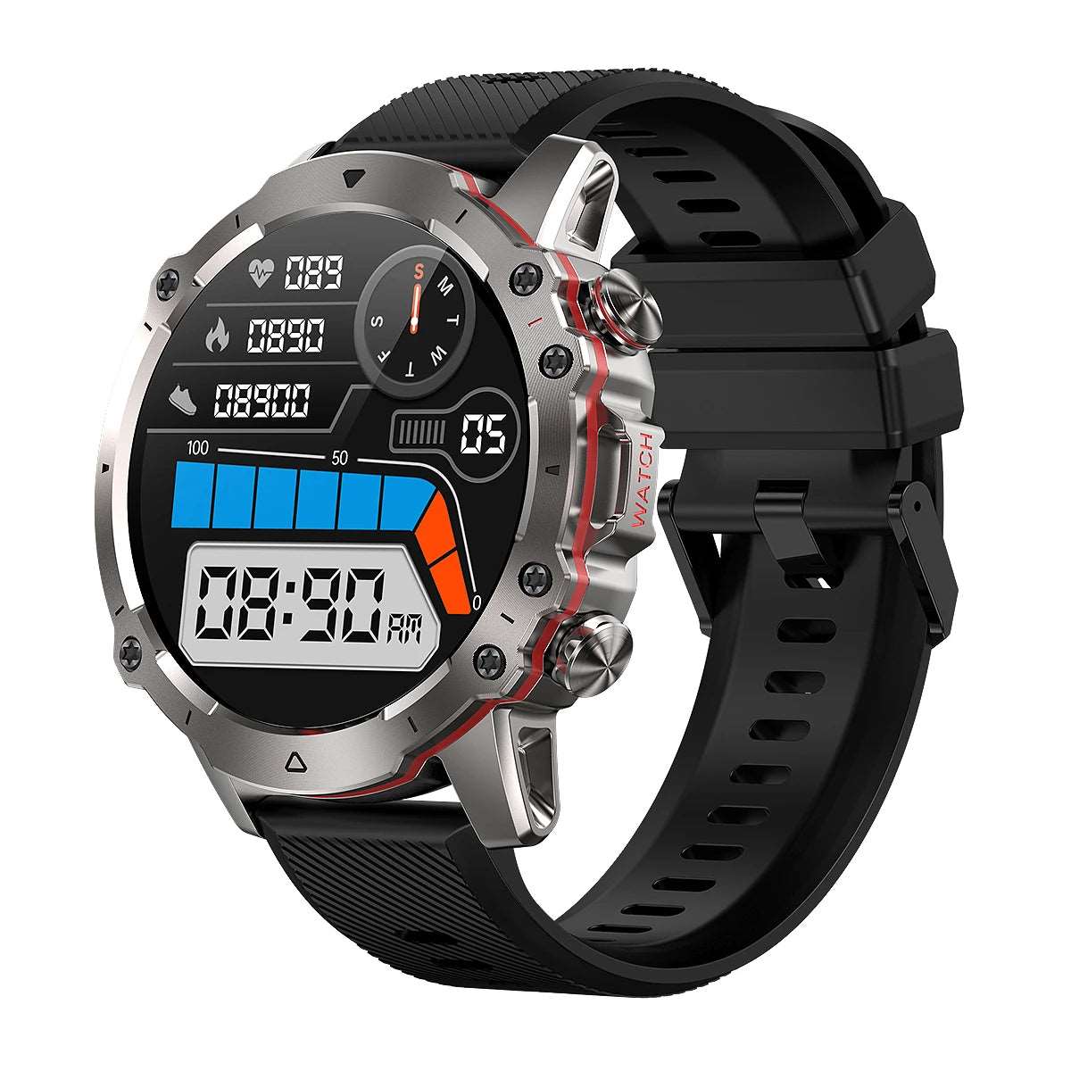 AK56 2023 Outdoor Sport Smartwatch | 1.43'' Round Screen, Health Monitoring, Waterproof iTrade.si