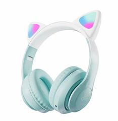 Children's Bluetooth Headphones STN-28 with Cat Ears and LED Lights