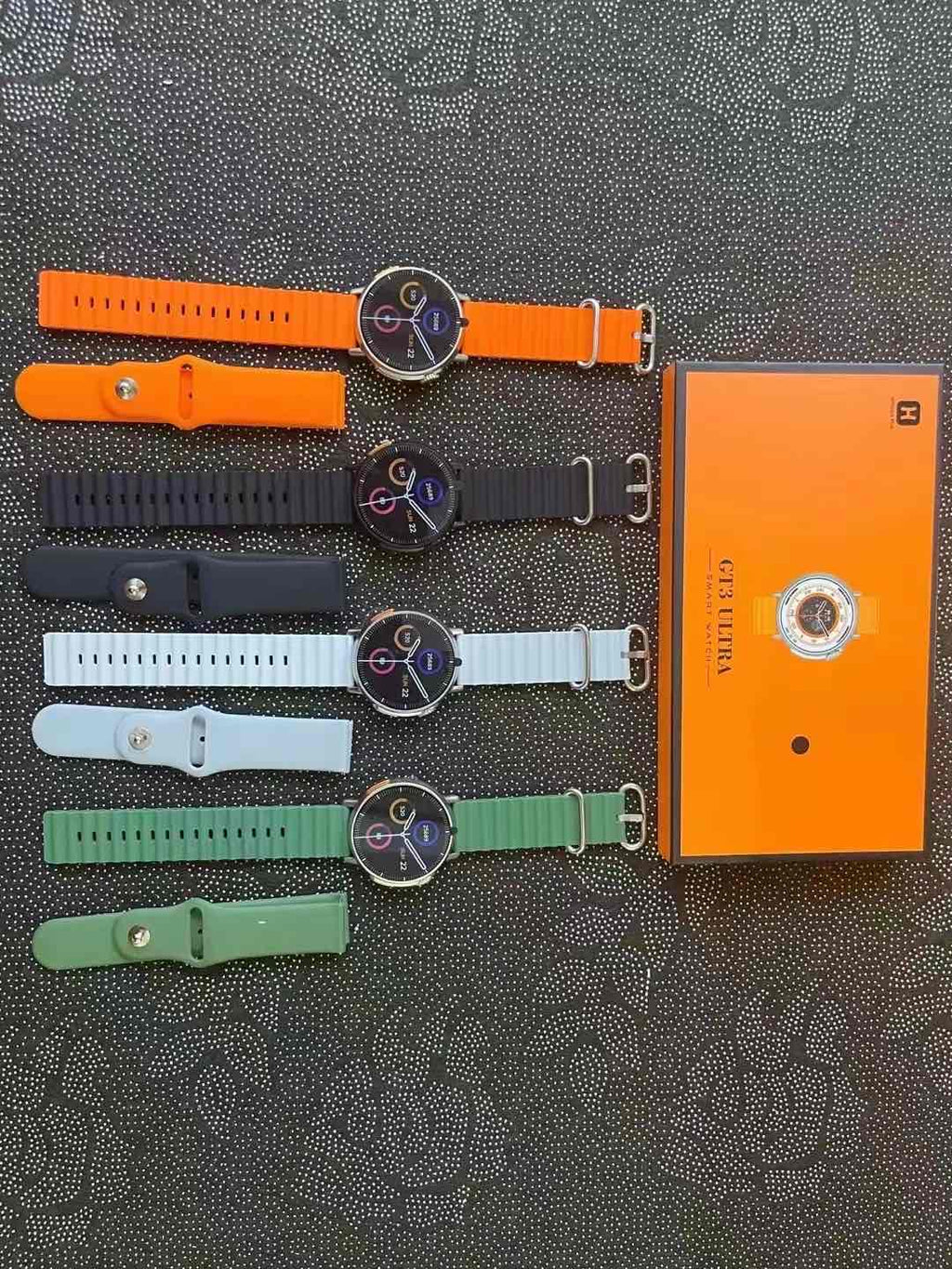 GT3 Ultra Pametni Sat | Okrugli 1.39″ Ekran, 2 Narukvice, Bluetooth Pozivi, IP67 Vodootporan