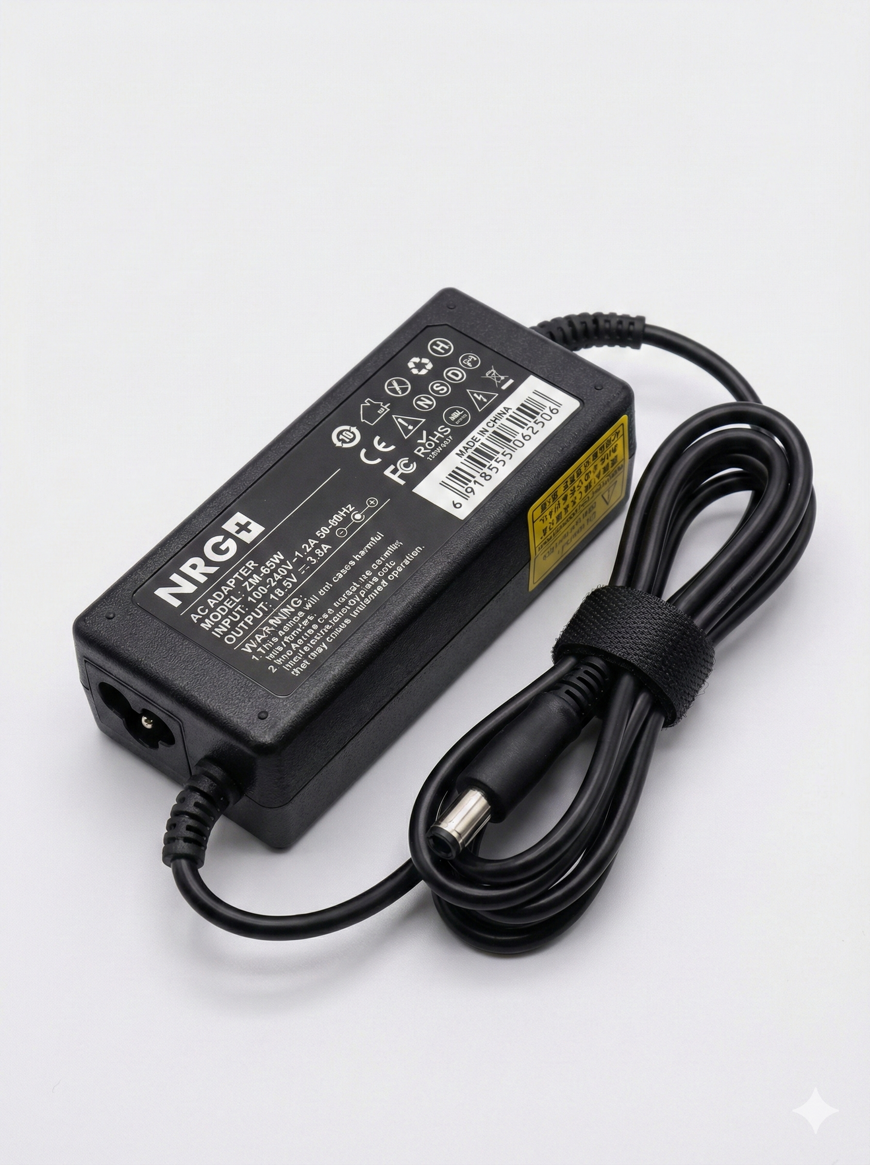 NRG+ Laptop Power Adapter for HP – 18.5V 3.5A 65W | 7.4×5.5mm Connector