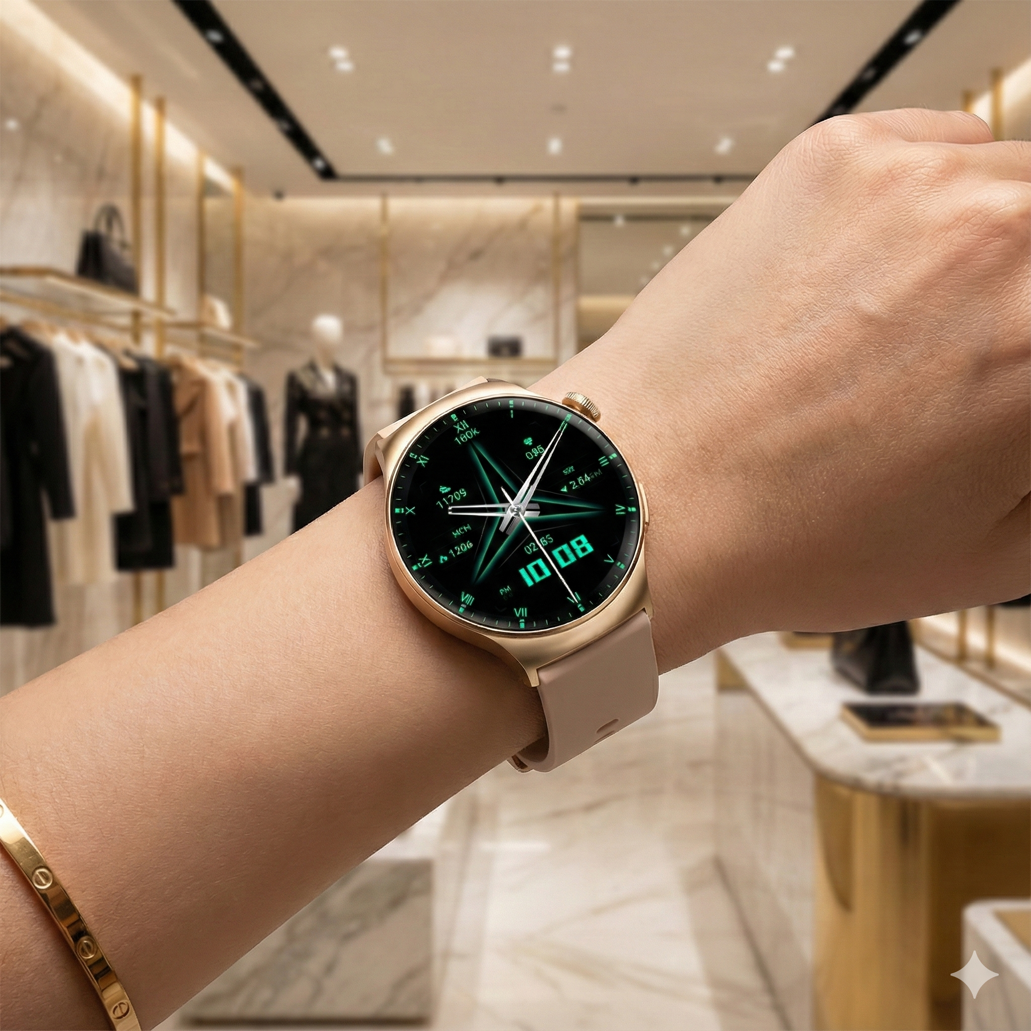 DT4 Mate Smartwatch | 1.5'' HD Touch Screen, NFC, Compass, Bluetooth Call