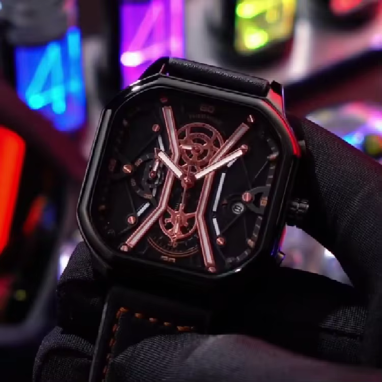 POEDAGAR 922 Muški Hronografski Sat | Kvadratni Dizajn, Kvarcni Mehanizam, Luksuzna Izrada