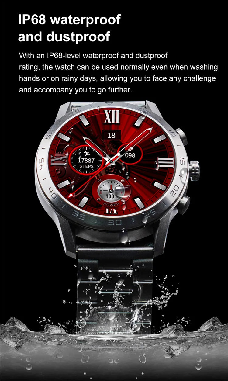 DT70 Pametni sat | 1.39'' HD, Bežično punjenje, BT poziv, IP68 vodootporan