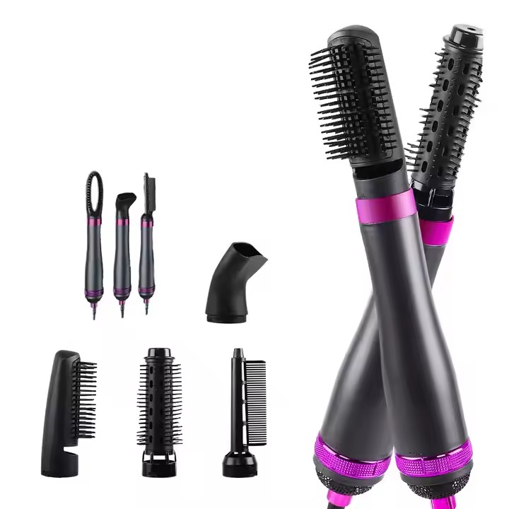 RE-2065 Professional Styler for Drying, Blow-drying, Straightening, Curling Hair - 5 in 1