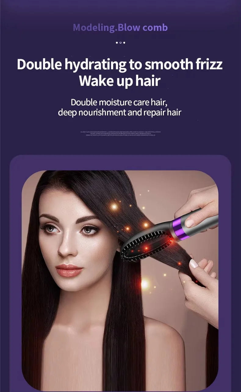 RE-2065 Professional Styler for Drying, Blow-drying, Straightening, Curling Hair - 5 in 1