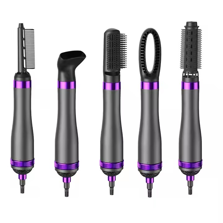 RE-2065 Professional Styler for Drying, Blow-drying, Straightening, Curling Hair - 5 in 1