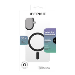 Incipio Velocity MagSafe - futrola za iPhone 16 Plus (prozirna / crna)