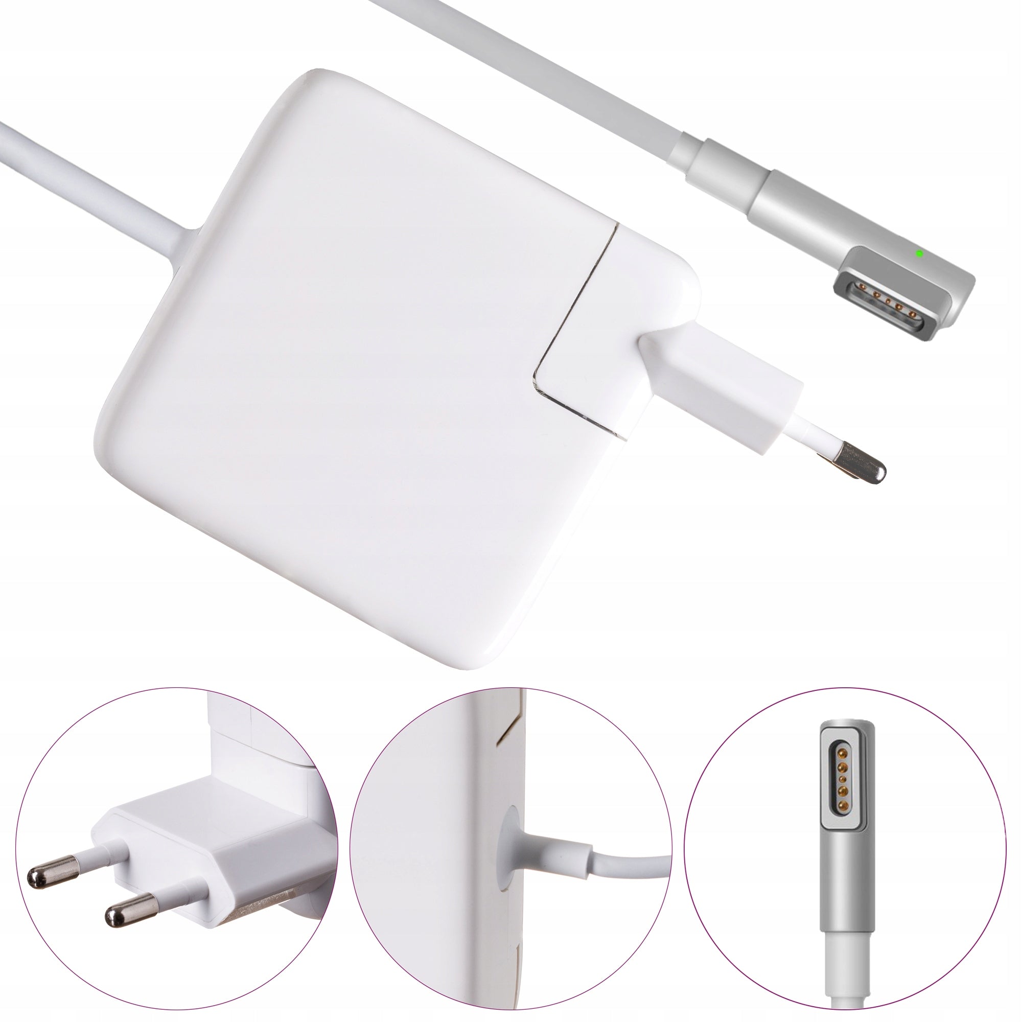 NRG+ 60W MagSafe 1 Punjač za Apple MacBook i MacBook Pro 13'' | Model A1344