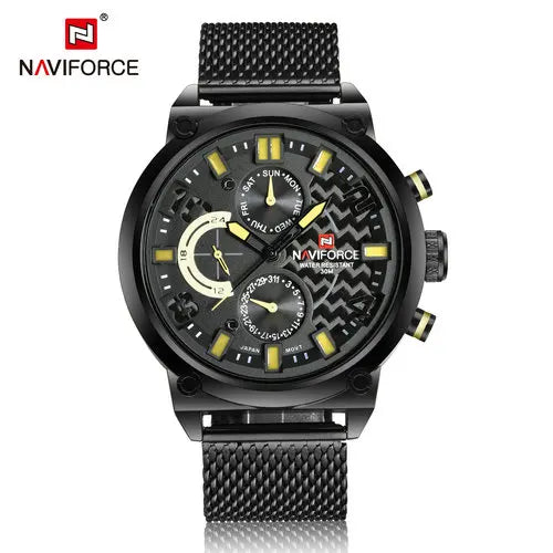 Naviforce 9068 Men's Quartz Luxury Watch | Calendar, Sports Wristwatch iTrade.si