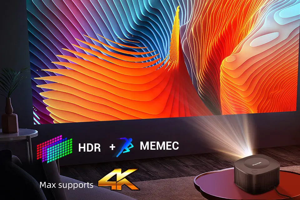 BYINTEK X30 1080P Full HD Pametan Projektor - Licenciran za Netflix, AI Automatsko Fokussiranje, Dolby Audio, WiFi LCD LED Sistem Kućnog Bioskopa