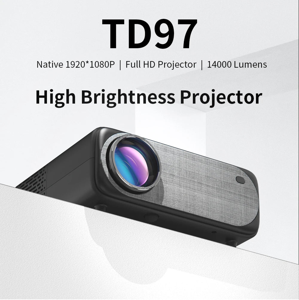 TD97W Full HD 1080P 4K WiFi LED projektor | Kućno kino Android video projektor za filmsko kino