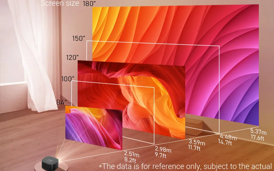 BYINTEK X30 1080P Full HD Pametan Projektor - Licenciran za Netflix, AI Automatsko Fokussiranje, Dolby Audio, WiFi LCD LED Sistem Kućnog Bioskopa