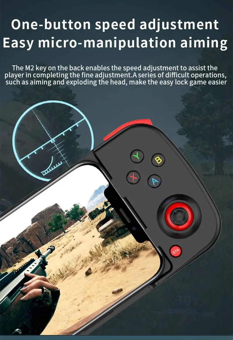 Bežični BT 5.0 rastezljivi kontroler za igre za mobilni telefon Android IOS Gamepad Joystick Eat Chicken Gamepad za PS4 Switch PC