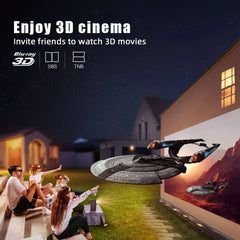 P20 3D 4K Cinema 1080P Smart Android Wifi LED DLP kućno kino vanjski prijenosni mini projektor s baterijom