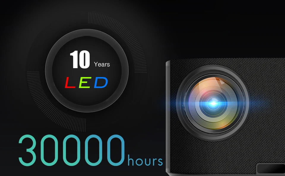 BYINTEK X30 1080P Full HD Pametan Projektor - Licenciran za Netflix, AI Automatsko Fokussiranje, Dolby Audio, WiFi LCD LED Sistem Kućnog Bioskopa