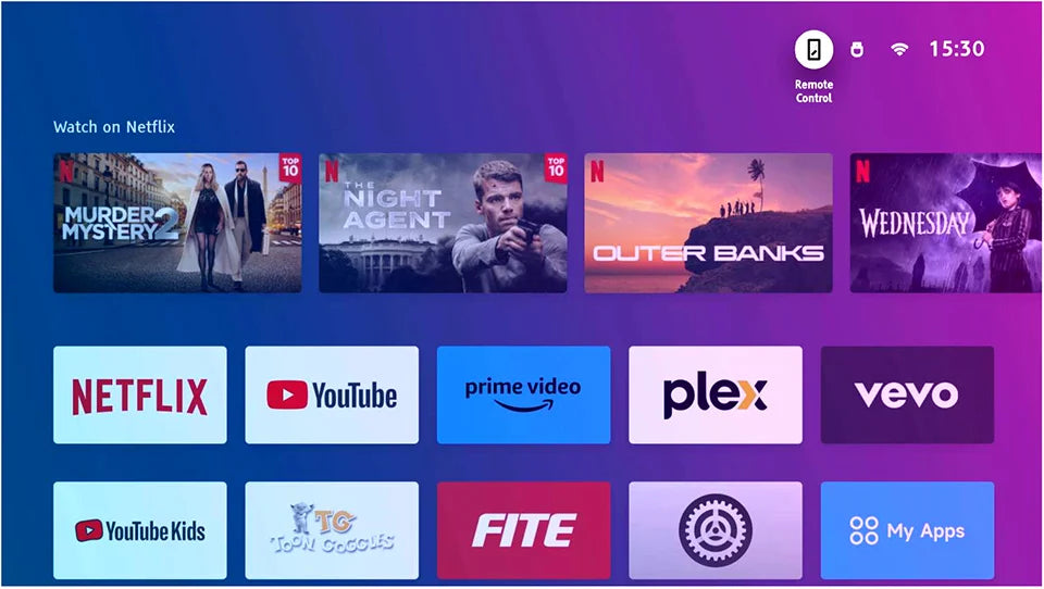 BYINTEK X30 1080P Full HD Pametan Projektor - Licenciran za Netflix, AI Automatsko Fokussiranje, Dolby Audio, WiFi LCD LED Sistem Kućnog Bioskopa