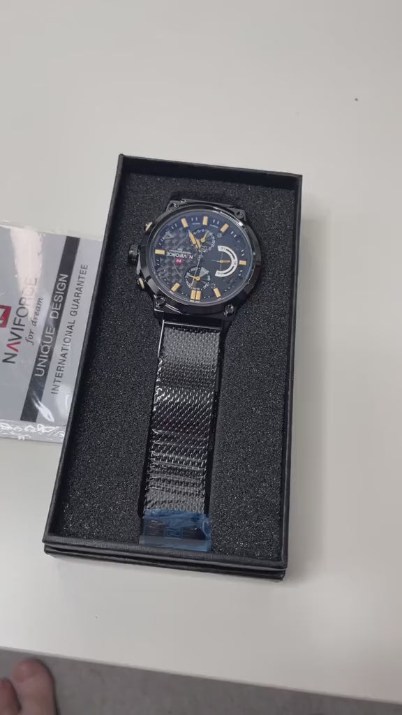 NAVIFORCE 9068 Muški Kvarcni Sat | Luksuzni Sportski Sat sa Kalendarom – Original Dizajn i Preciznost